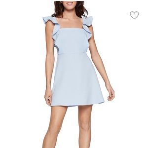 Ruffle Apron Mini Dress